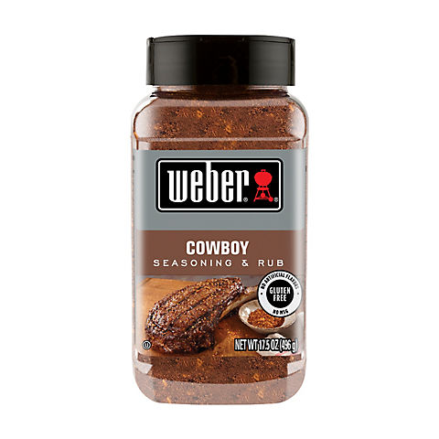 Weber Cowboy Seasoning & Rub, 17 oz.