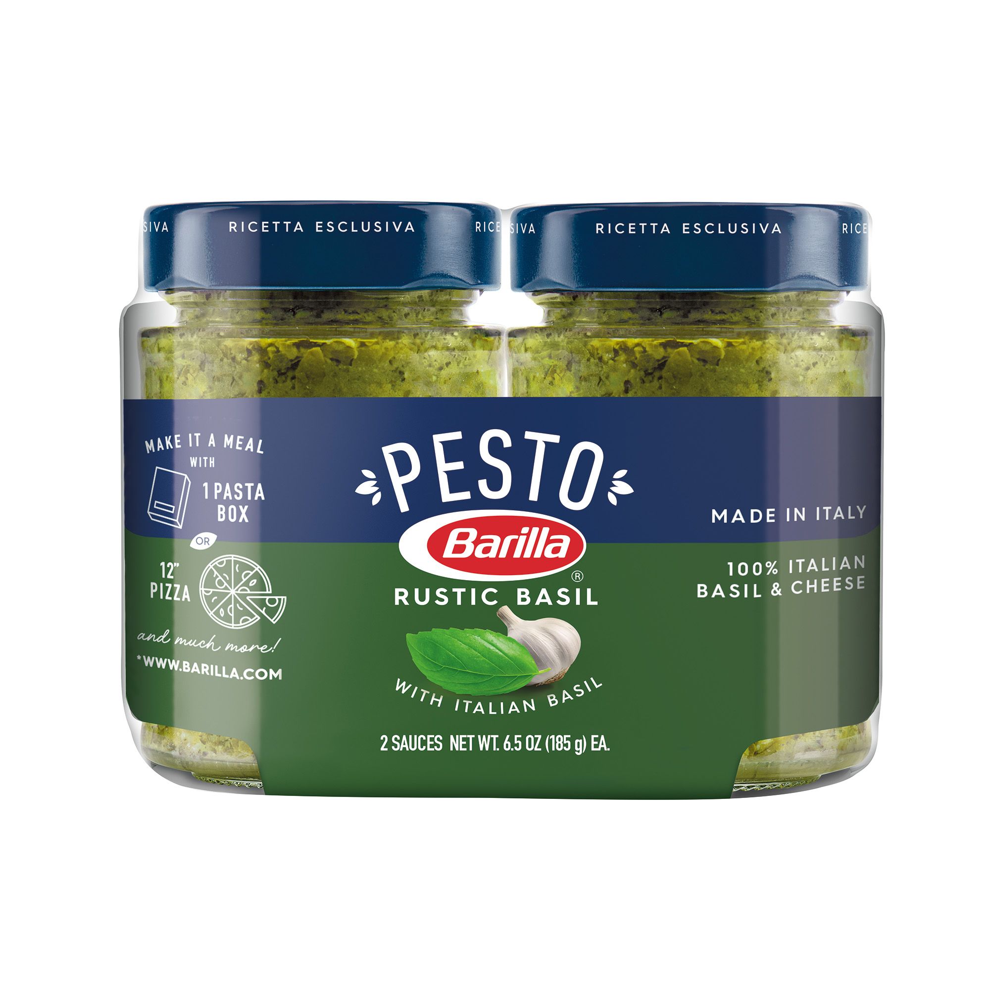 Barilla Traditional Rustic Basil Pesto, 2 ct. | BJ\'s Wholesale Club
