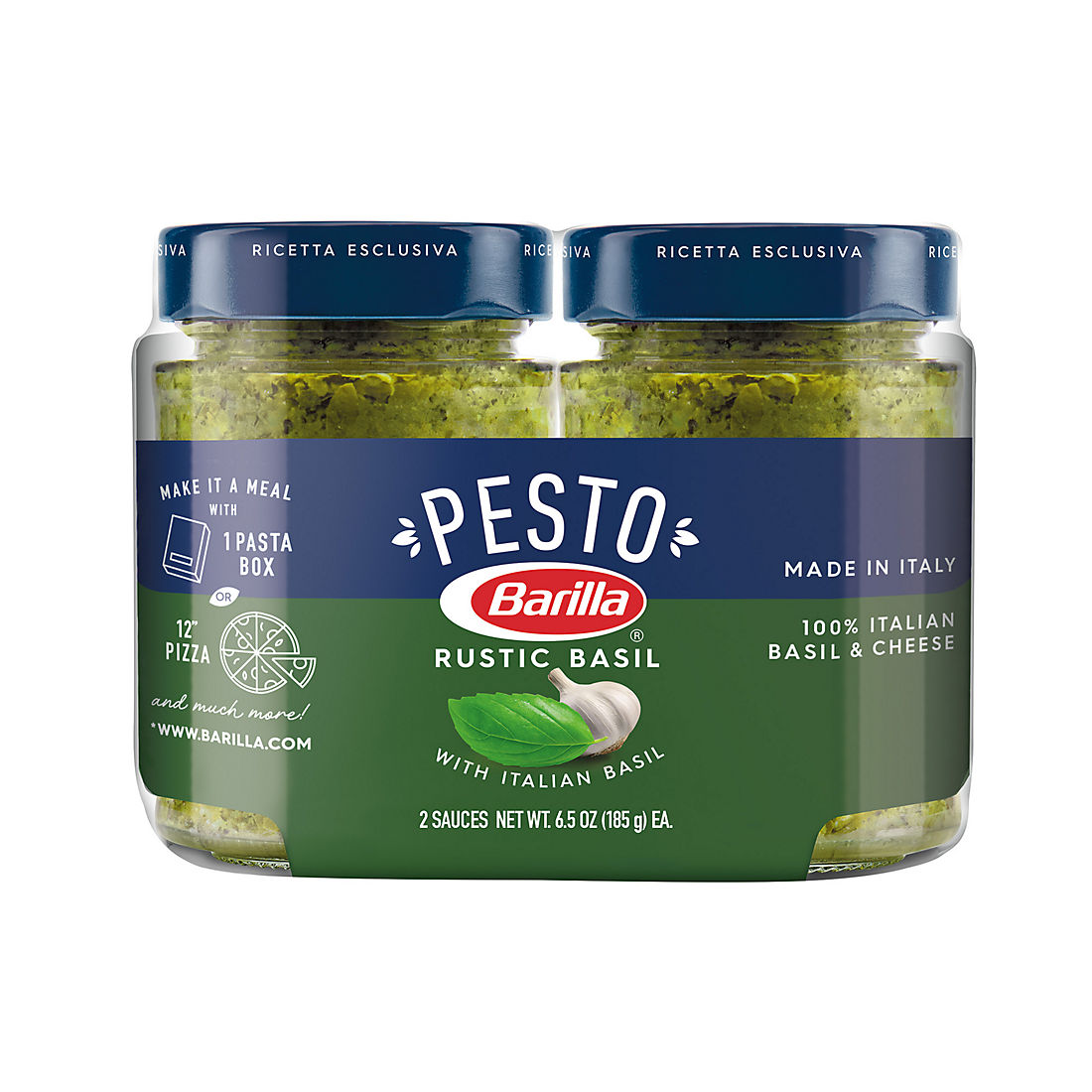 Barilla Traditional Rustic Basil Pesto, 2 ct. | BJ's Wholesale Club