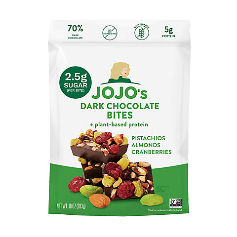 JOJO's Original Dark Chocolate Bites, 10 oz.