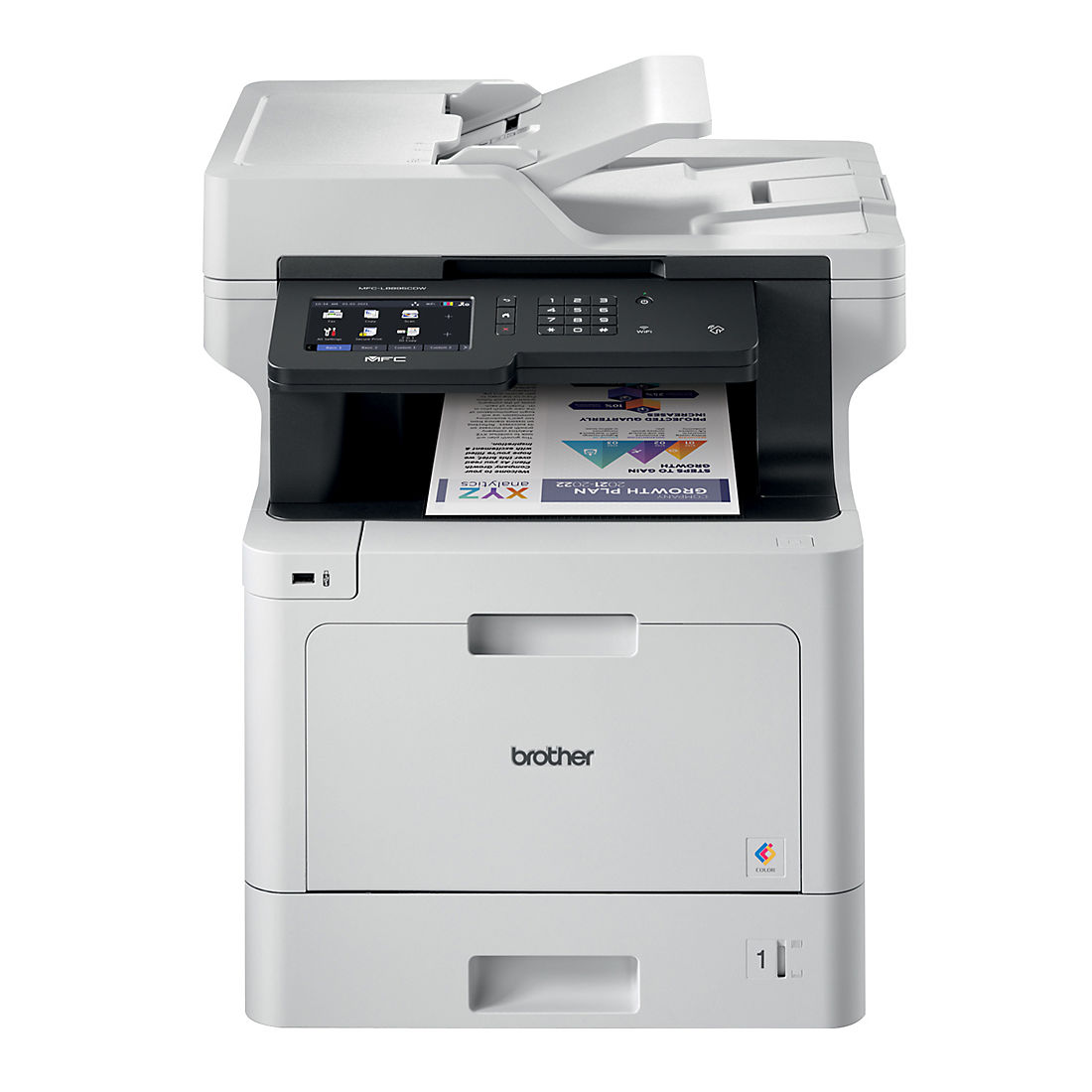 Ontvangende machine Scheur Zilver Brother Business MFC-L8895CDW All-in-One Printer - BJs Wholesale Club