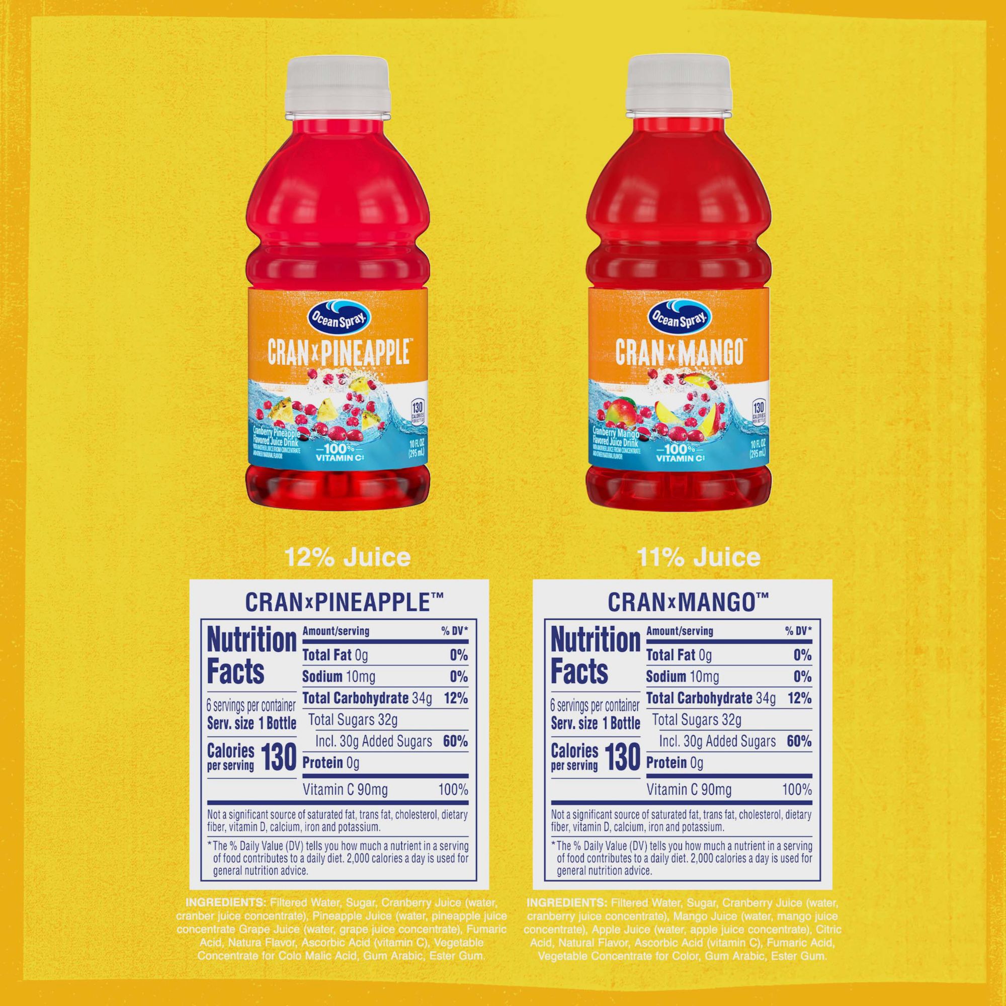 Ocean Spray Tropical Variety Pack, 24 ct./10 oz.