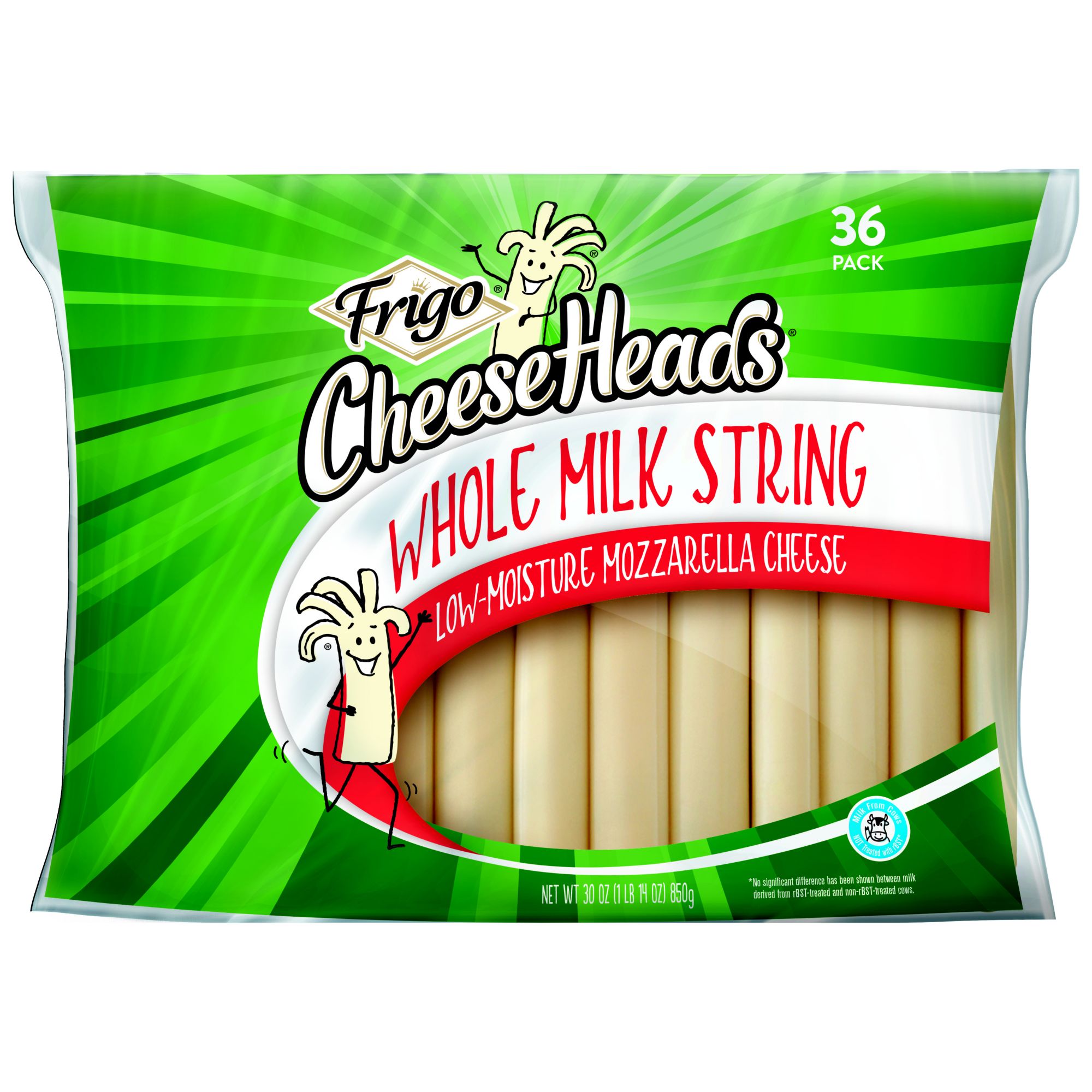 Frigo Cheeseheads Whole Milk String Mozzarella Cheese 30 Oz Bjs Wholesale Club