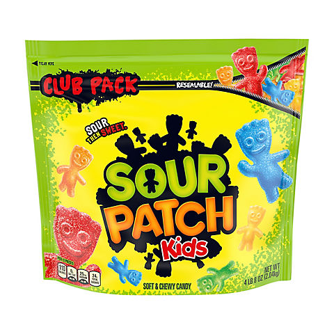 Sour Patch Kids Soft & Chewy Candy Club Pack, 3.5 lbs.