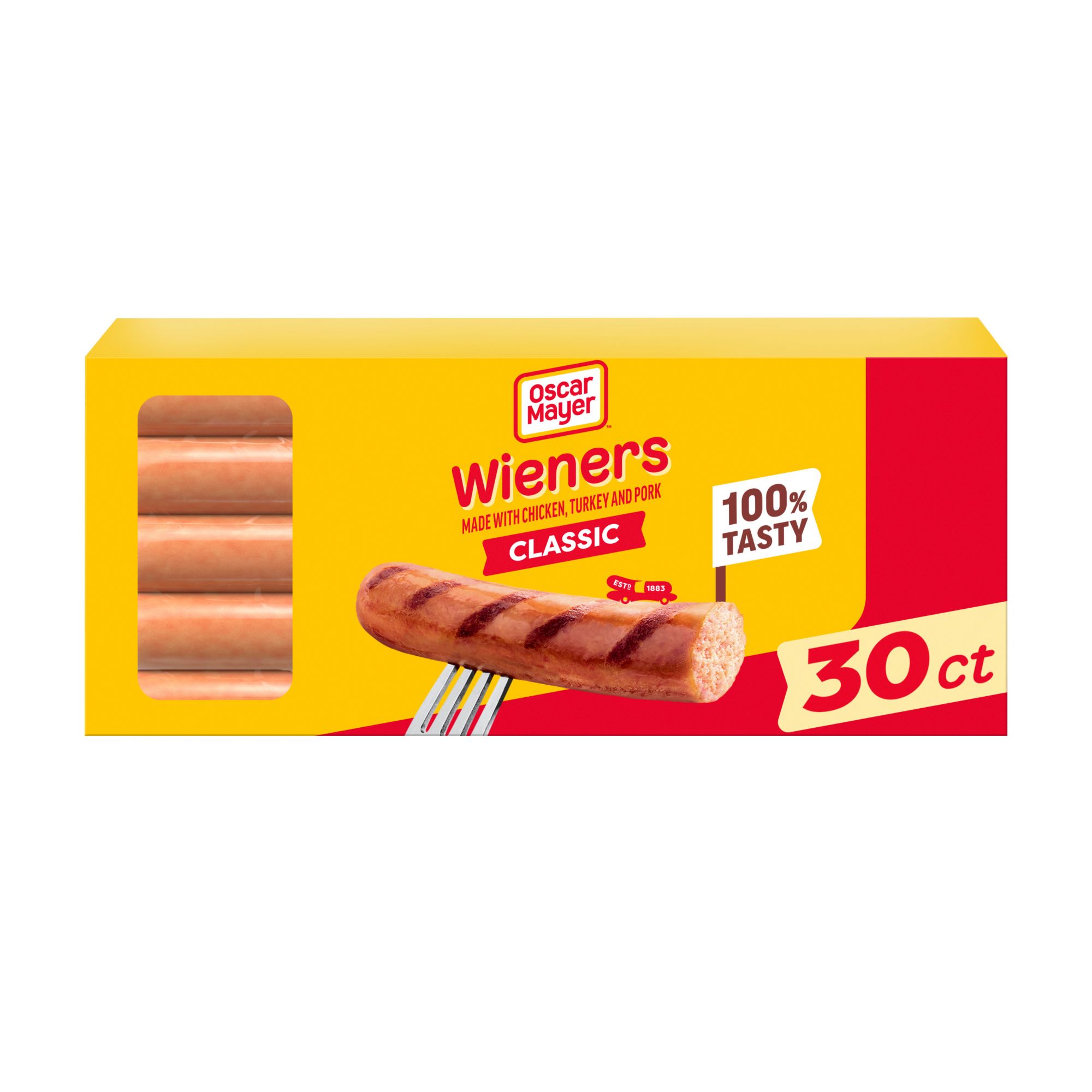 Oscar Mayer Classic Uncured Beef Franks Hot Dogs, 10 ct Pack 