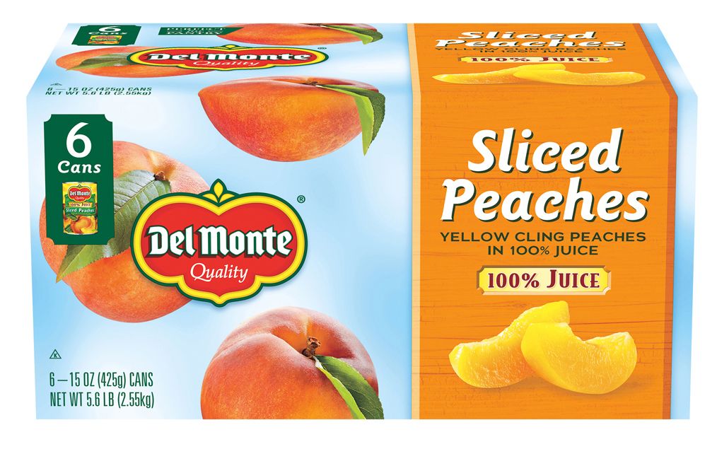 Premium Diced Peaches in Natural Juice 4.5 oz. Cups - 96/Case