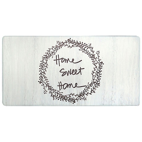 Nicole Miller Anti-Fatigue Kitchen Mat - "Home Sweet Home" Print
