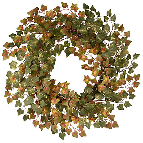 National Tree 24" Harvest Green Ivy Wreath