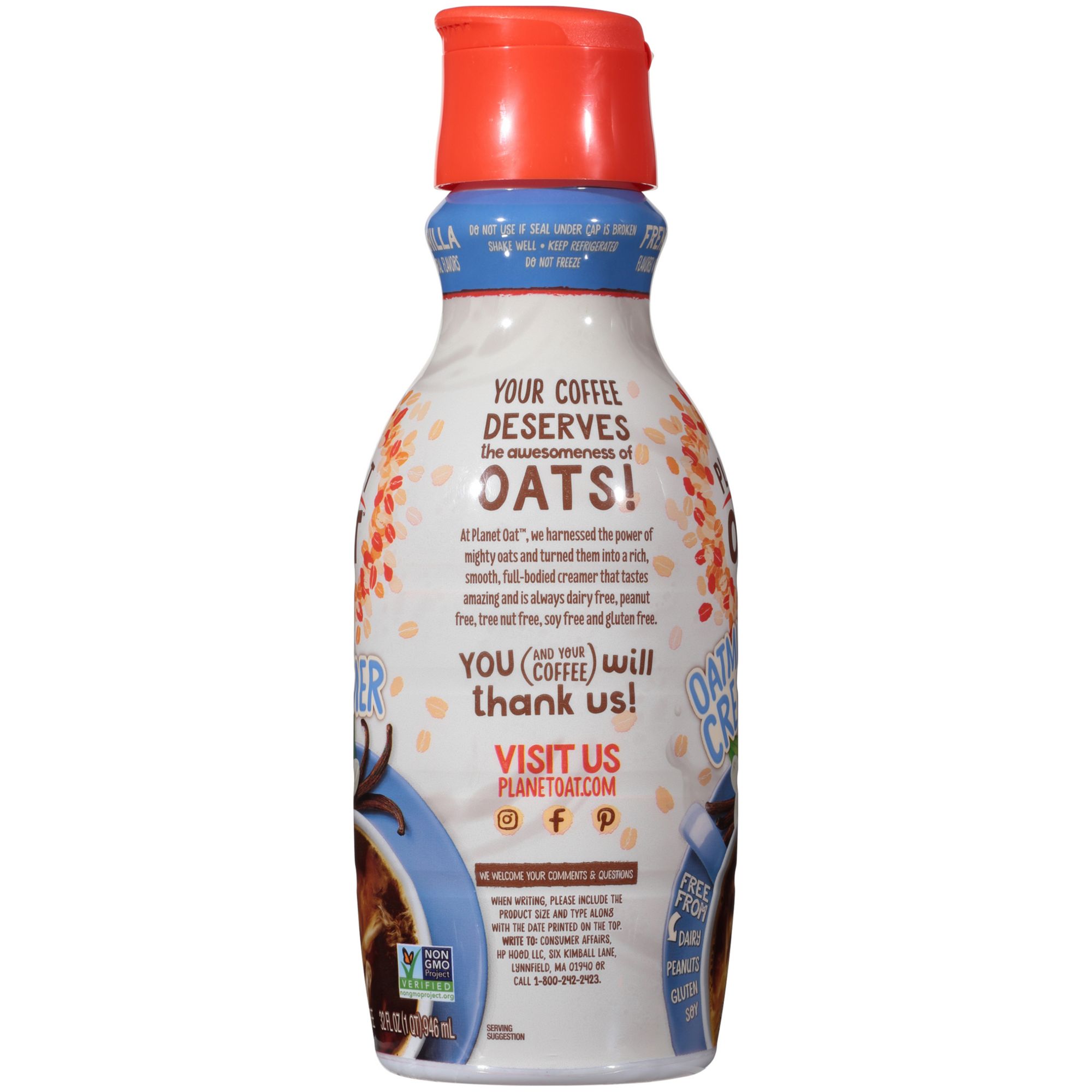 Silk Oat Yeah Oatmilk Creamer, The Vanilla One - 32 fl oz