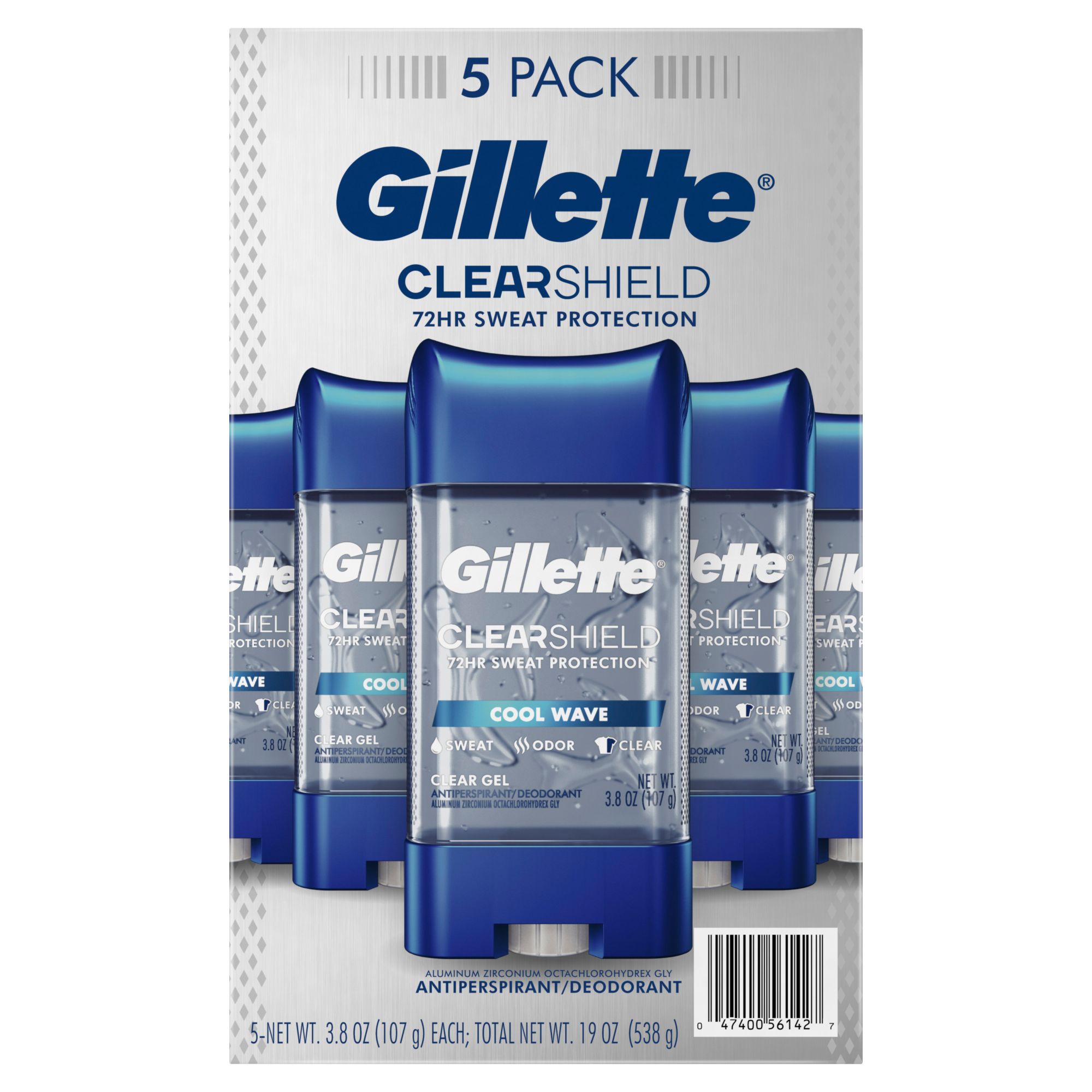 Antitranspirante en Gel Cool Wave Gillette - 45 gr