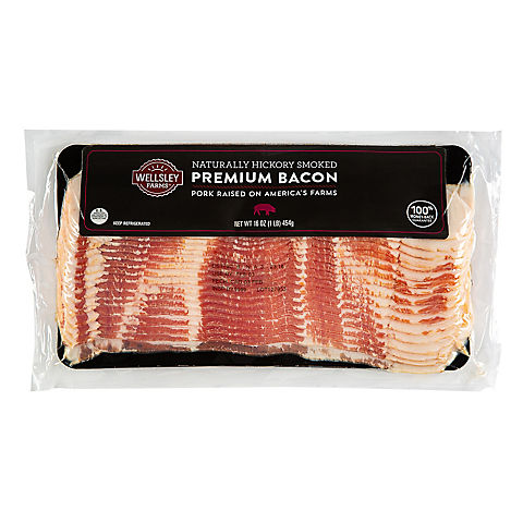 Wellsley Farms Sliced Bacon, 3 pk./16 oz.