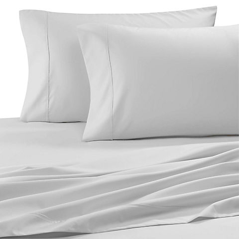 Purity Home Standard Size 400 Thread Count Ultimate Percale Cotton Pillowcases, 2 pk.