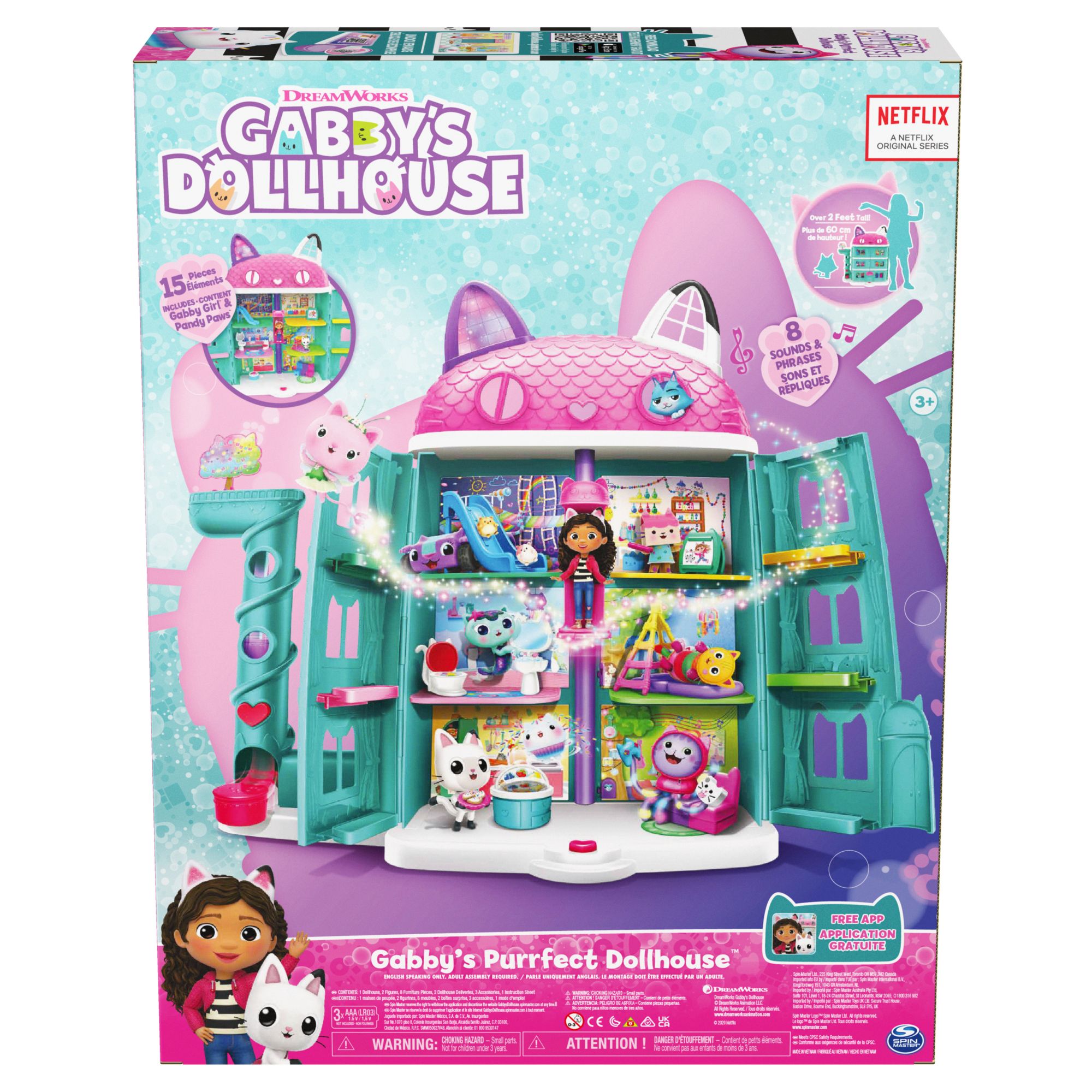 Gabbys Dollhouse, Travel Themed Figure Set with a Gabby Doll, 5 Cat Toy  Figures, Surprise Toys and Dollhouse Tables, Children's Toys for Girls and  Boys 3+ : : Toys