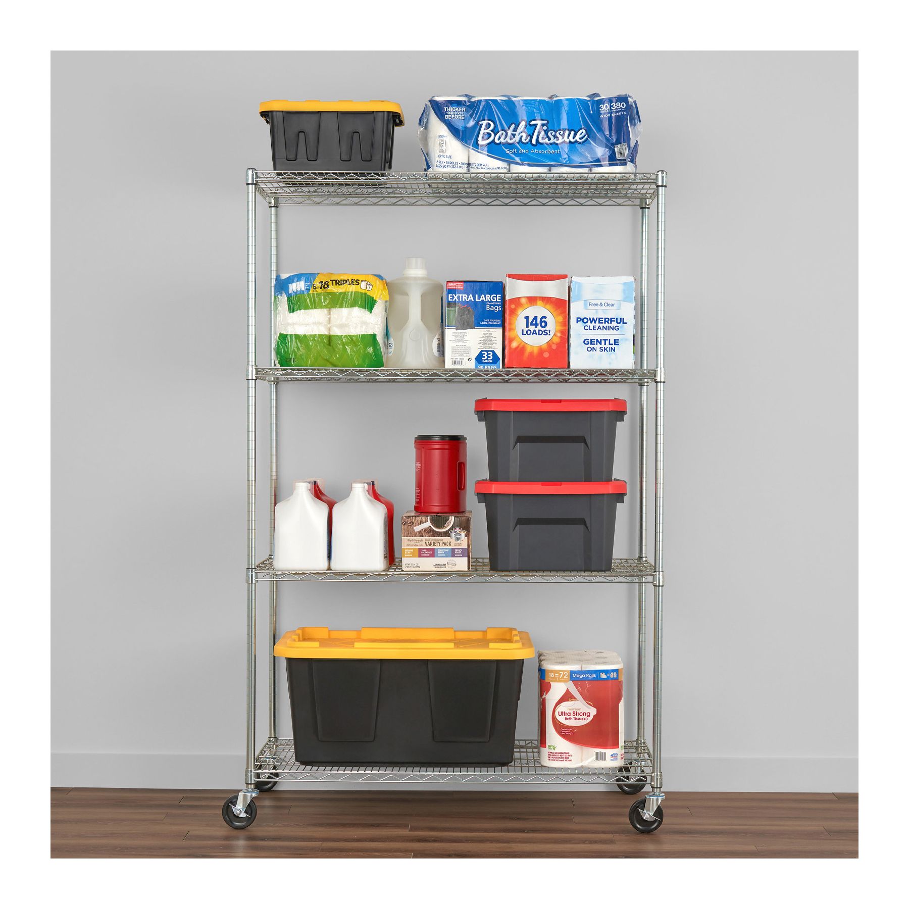 SafeRacks 18 x 36 x 72 5-Tier Wire Shelving