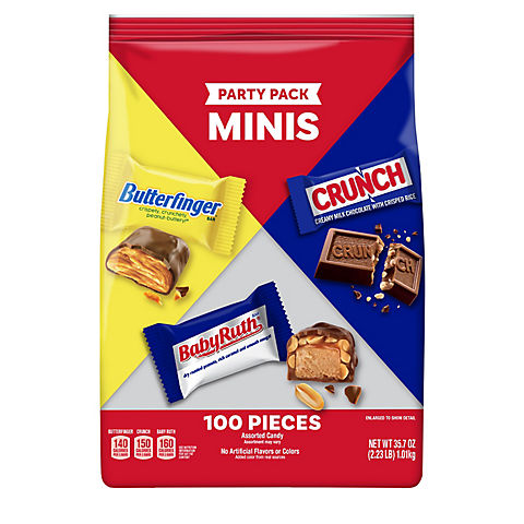 Butterfinger & Co. Assorted Party Pack Mini, 100 pc.