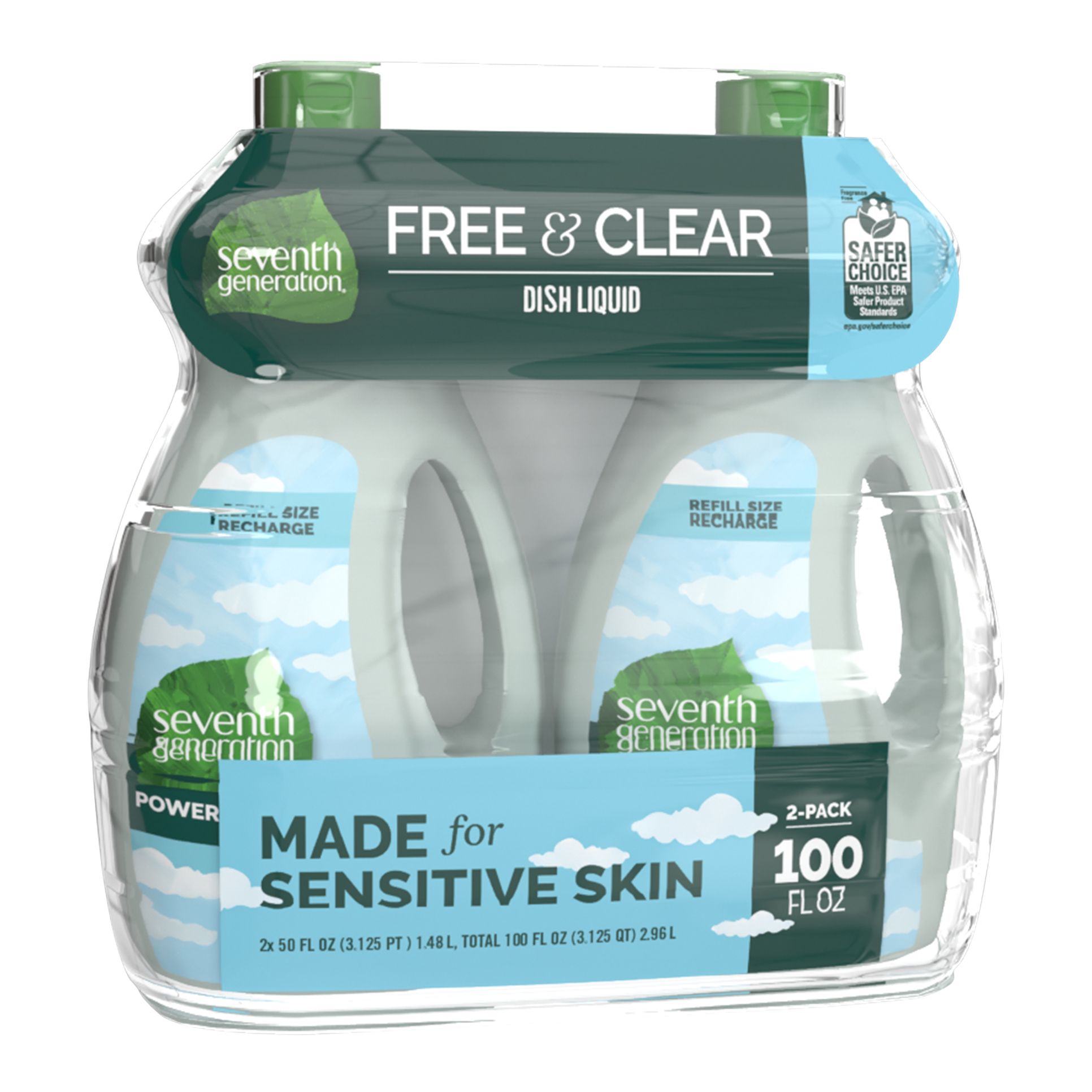 Seventh Generation Dish Soap Liquid Free & Clear