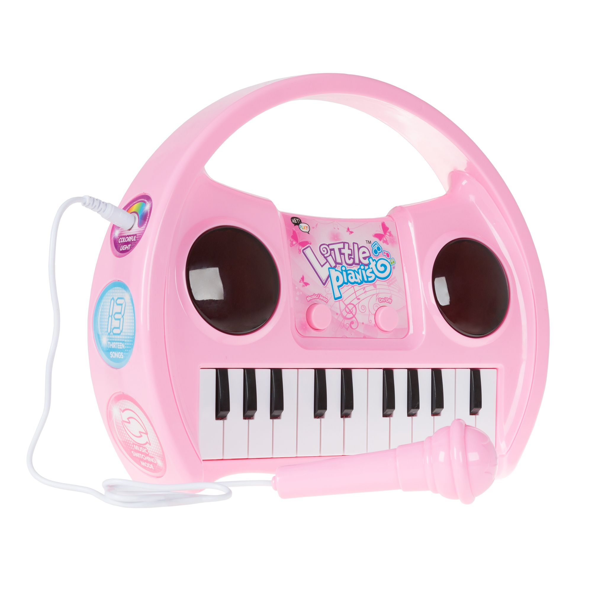 Toy Time Kids Karaoke Machine With Microphone