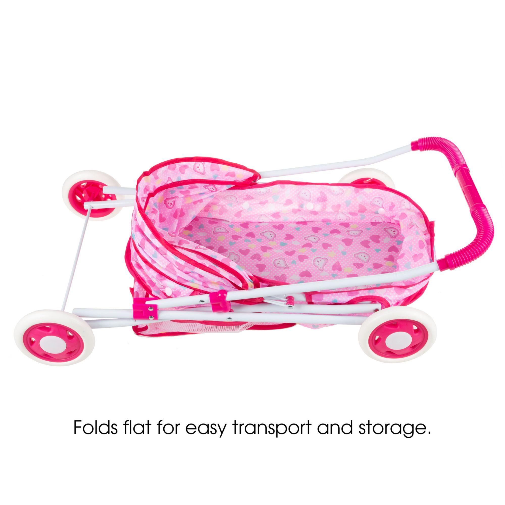 Toy Time Deluxe Toy Pram for 18