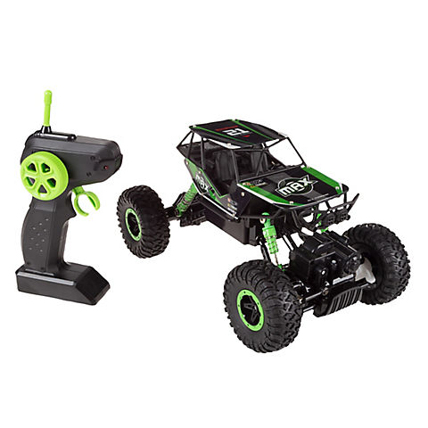 Toy Time 1:16 Scale Remote Control Monster Truck - Green/Black