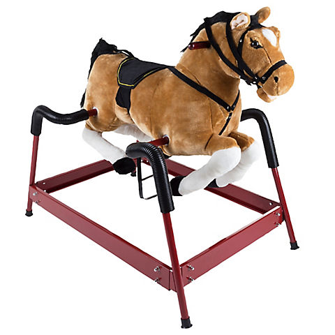 Toy Time Toy Time Plush Rocking Horse Ride-On