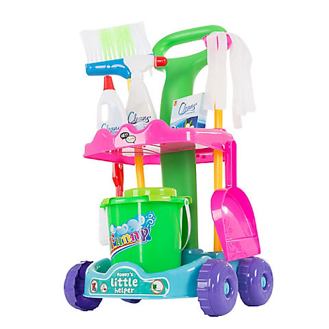 Toy Time Toy Cleaning Supply Cart