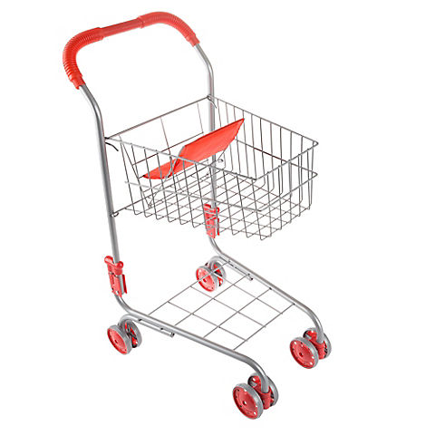 Toy Time Kids Grocery Cart Pretend-Play
