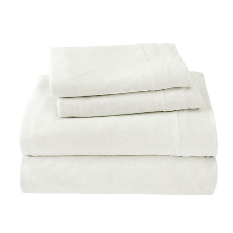 Brooklyn Flat Full Size Cotton Rich Ultra Soft Jersey Knit Sheet Set