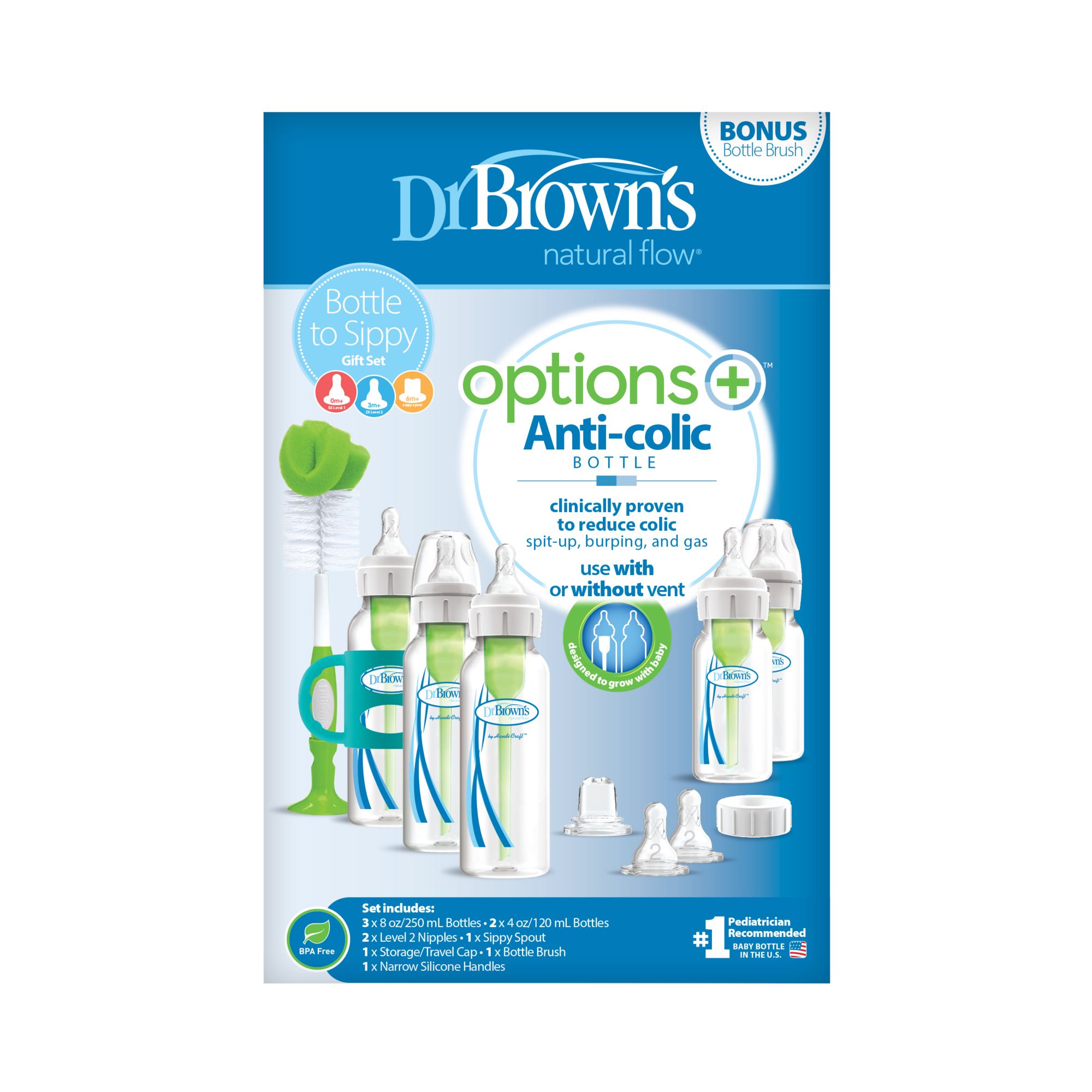  Dr. Brown's Options + All In One Gift Set : Baby