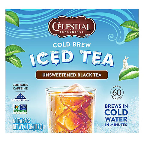 Celestial Seasonings Cold Brew Iced Tea, 60 ct.