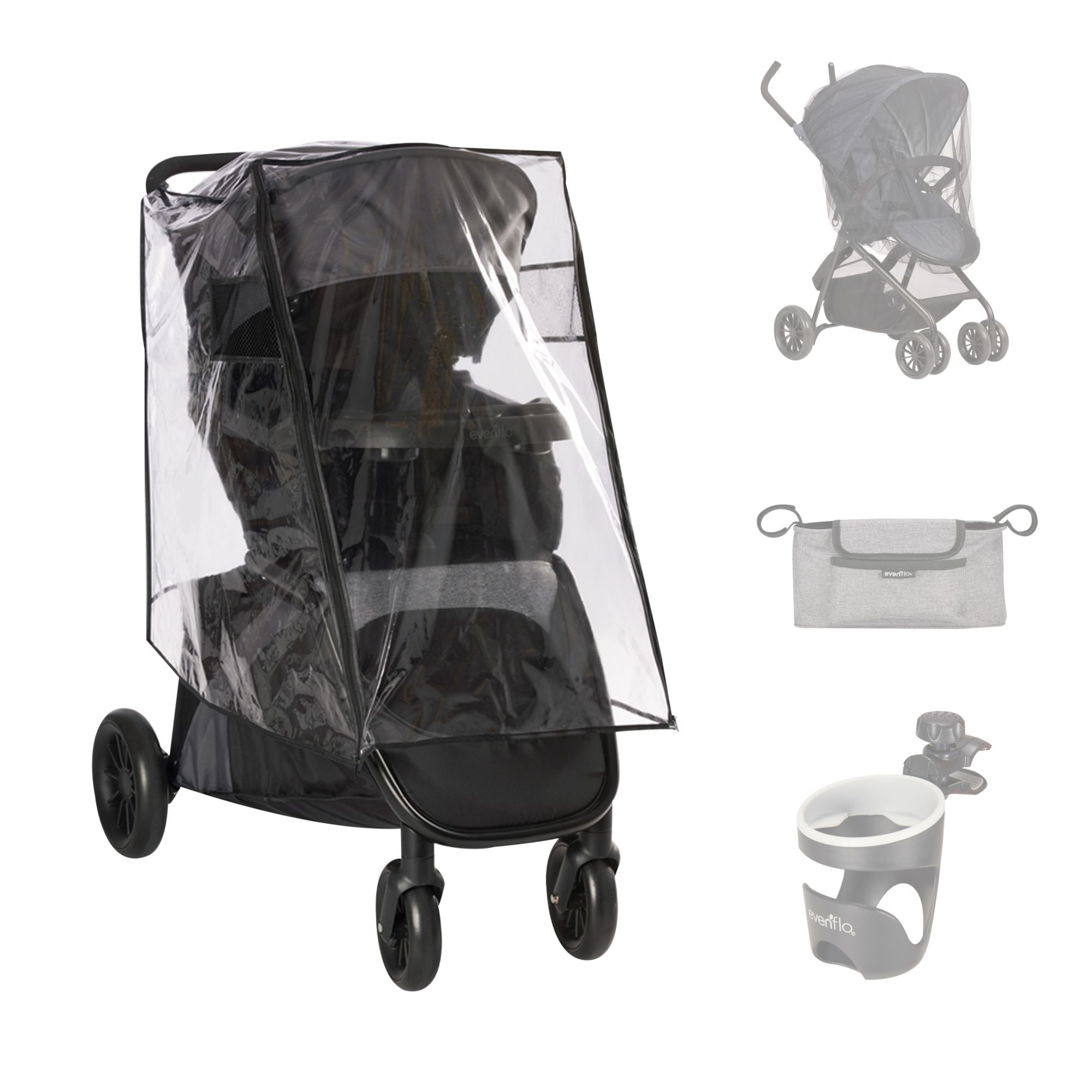 Evenflo 2024 stroller attachment