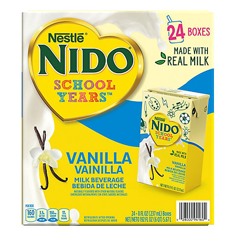 Nido Ready to Drink Vanilla Milk Club Pack, 4 ct.