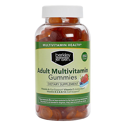 Berkley Jensen Adult Multivitamin Gummies, 250 ct.
