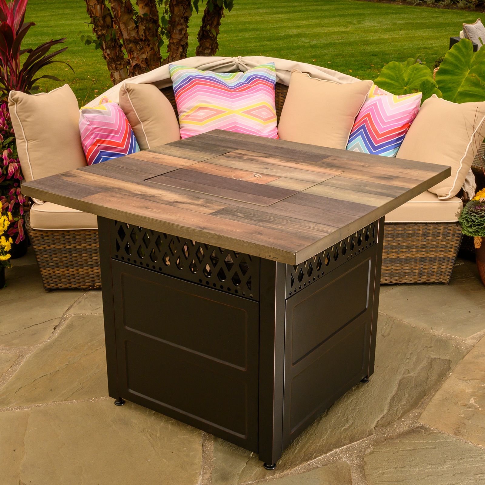 Bjs fire pit discount set