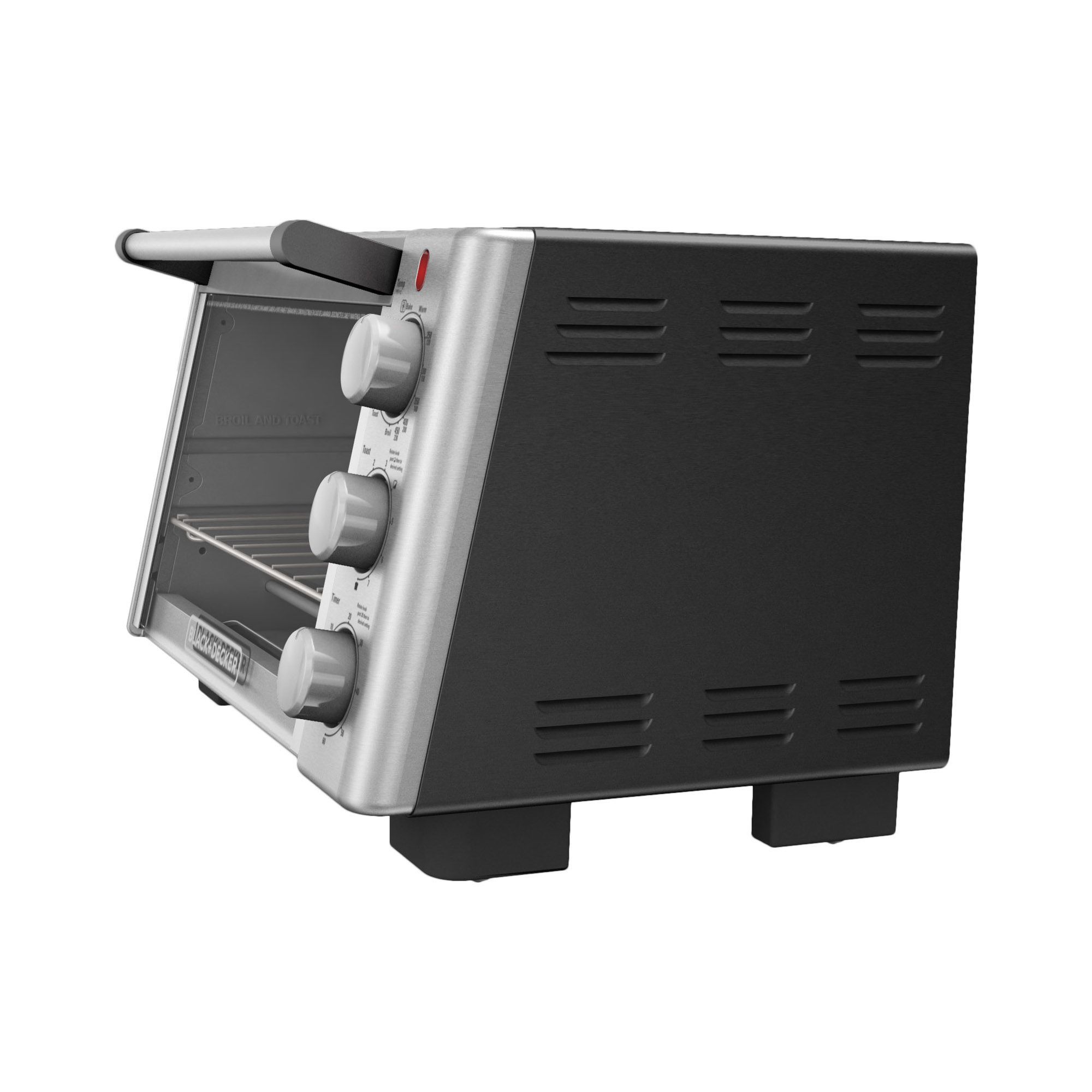 Black+decker To3000g 6-Slice Convection Countertop Toaster Oven - Silver