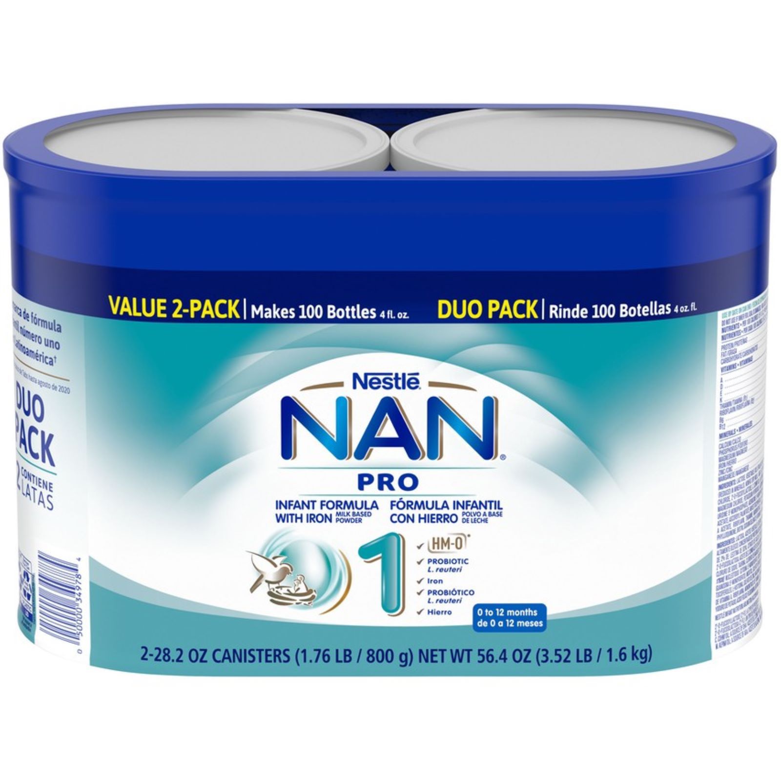NAN 1 1,2 KG (2X600 G)