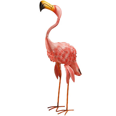 National Tree Company 32" x 15" Garden Accents Pink Flamingo