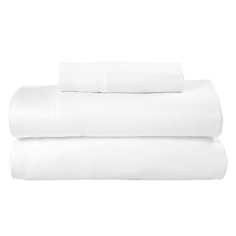 Silvadur Antimicrobial Odor Eliminating 300 Thread Count 100% Cotton Sateen Ultra-Soft Twin Size Sheet Set