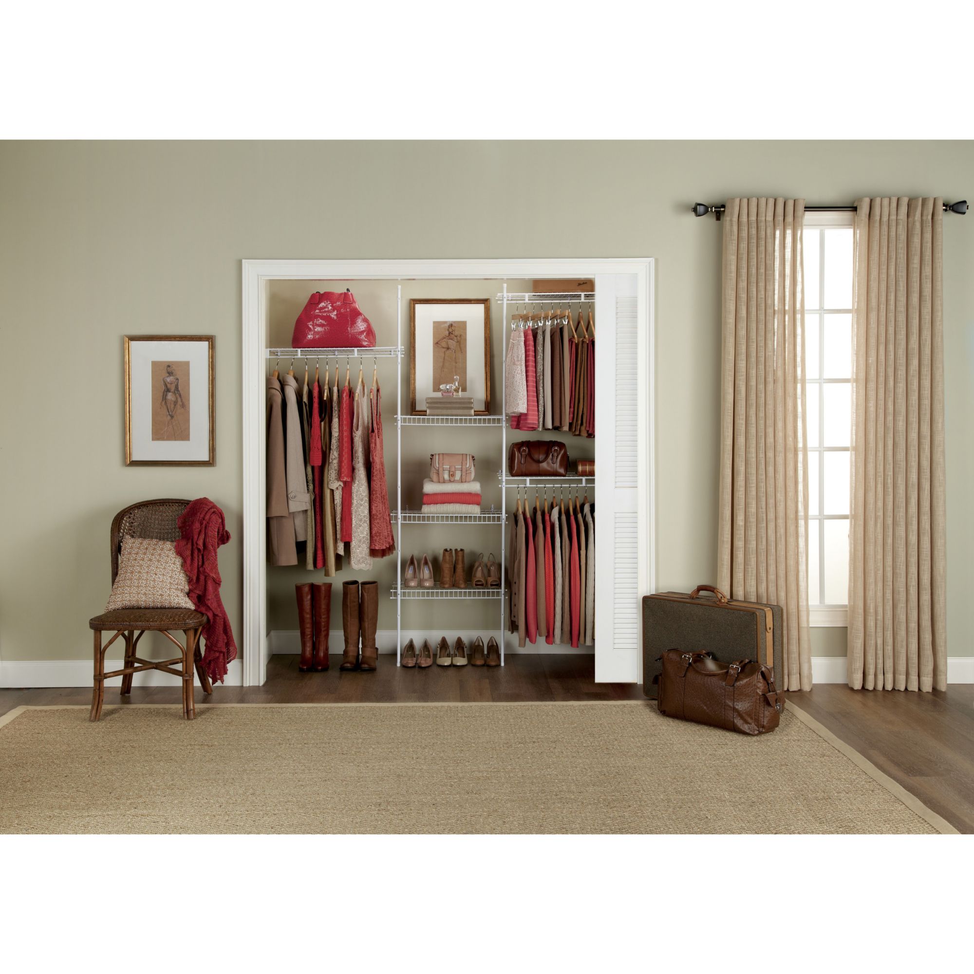 Buy Rubbermaid FastTrack 5 Ft. To 7 Ft. Closet System