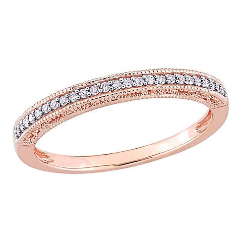 .1 ct. t.w. Diamond Anniversary Ring in 10k Rose Gold