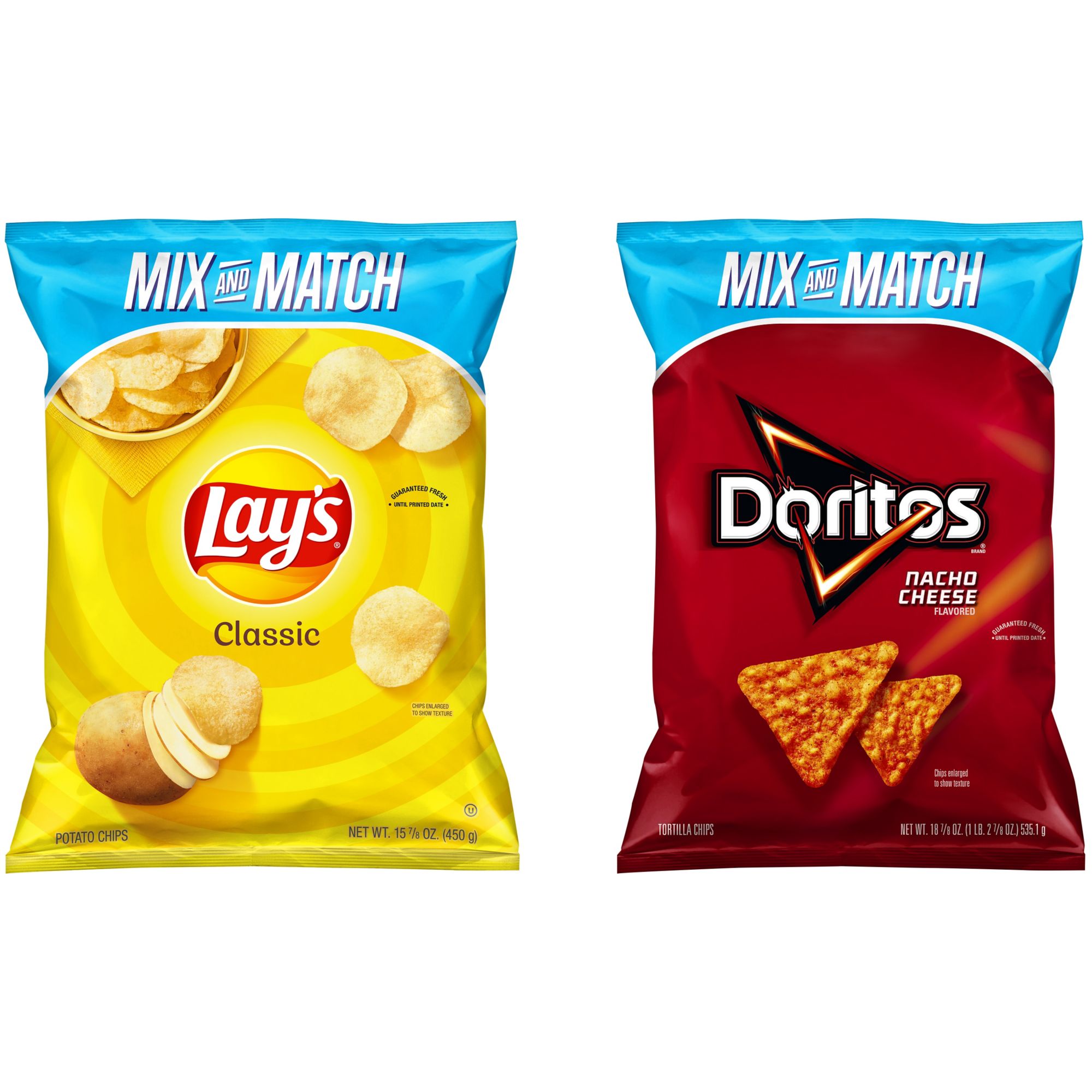 Doritos Nacho Cheese & Lay's Classic, Pick n' Pack