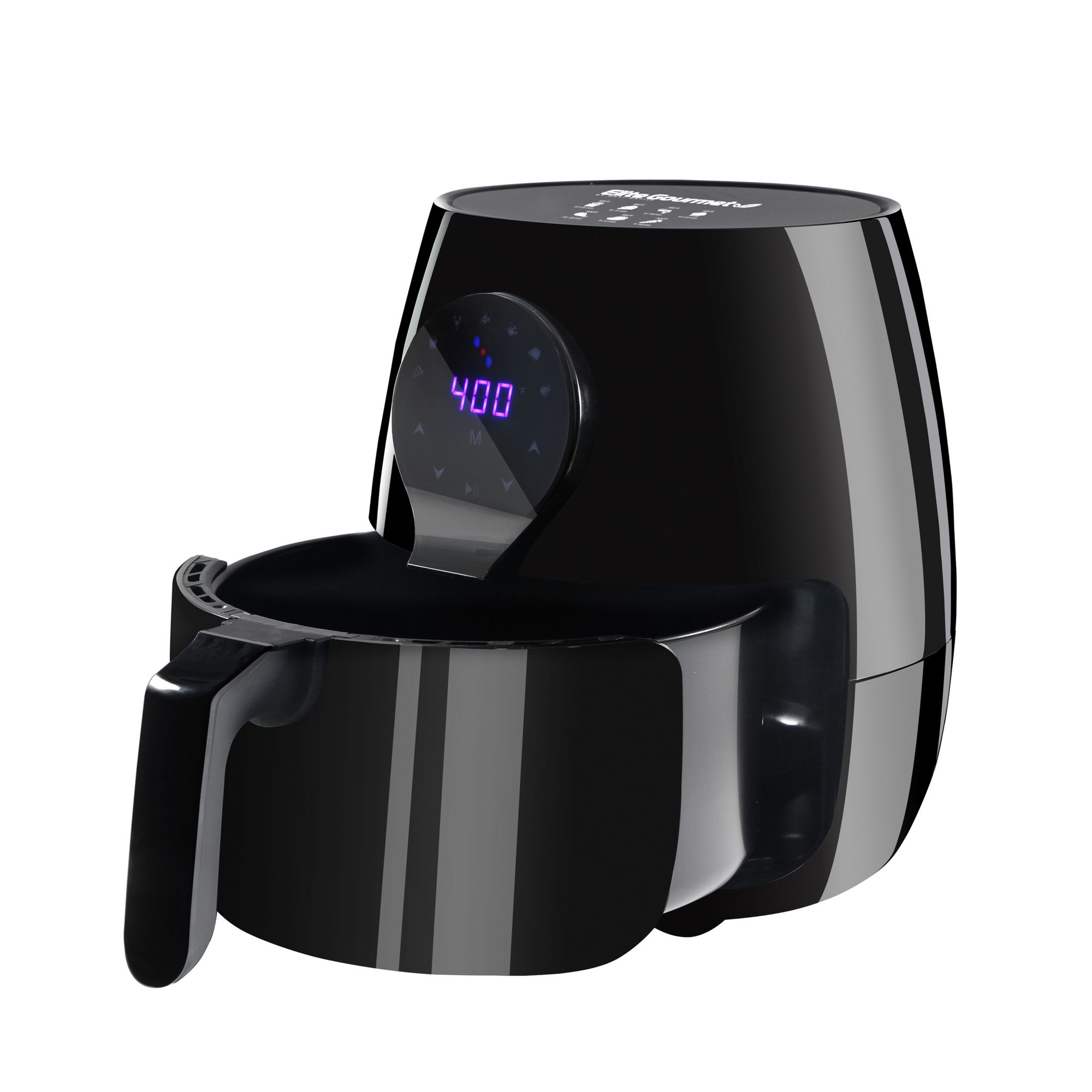 Elite Gourmet 23L Digital Air Fryer Oven in Black