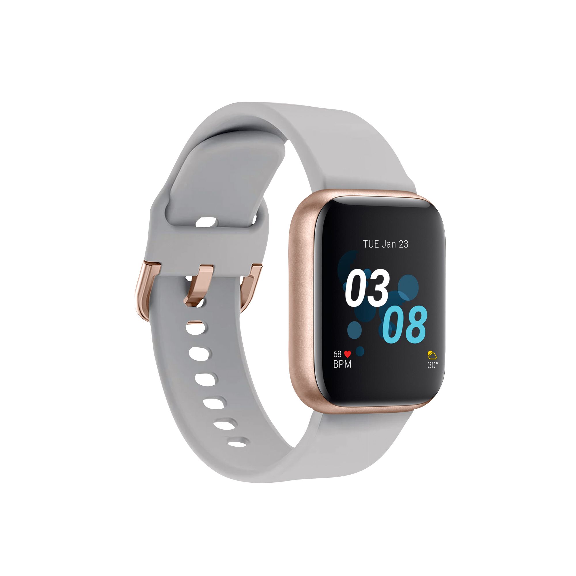 iTouch Air 3 Touchscreen Smartwatch Fitness Tracker with Rose Gold Case 40mm