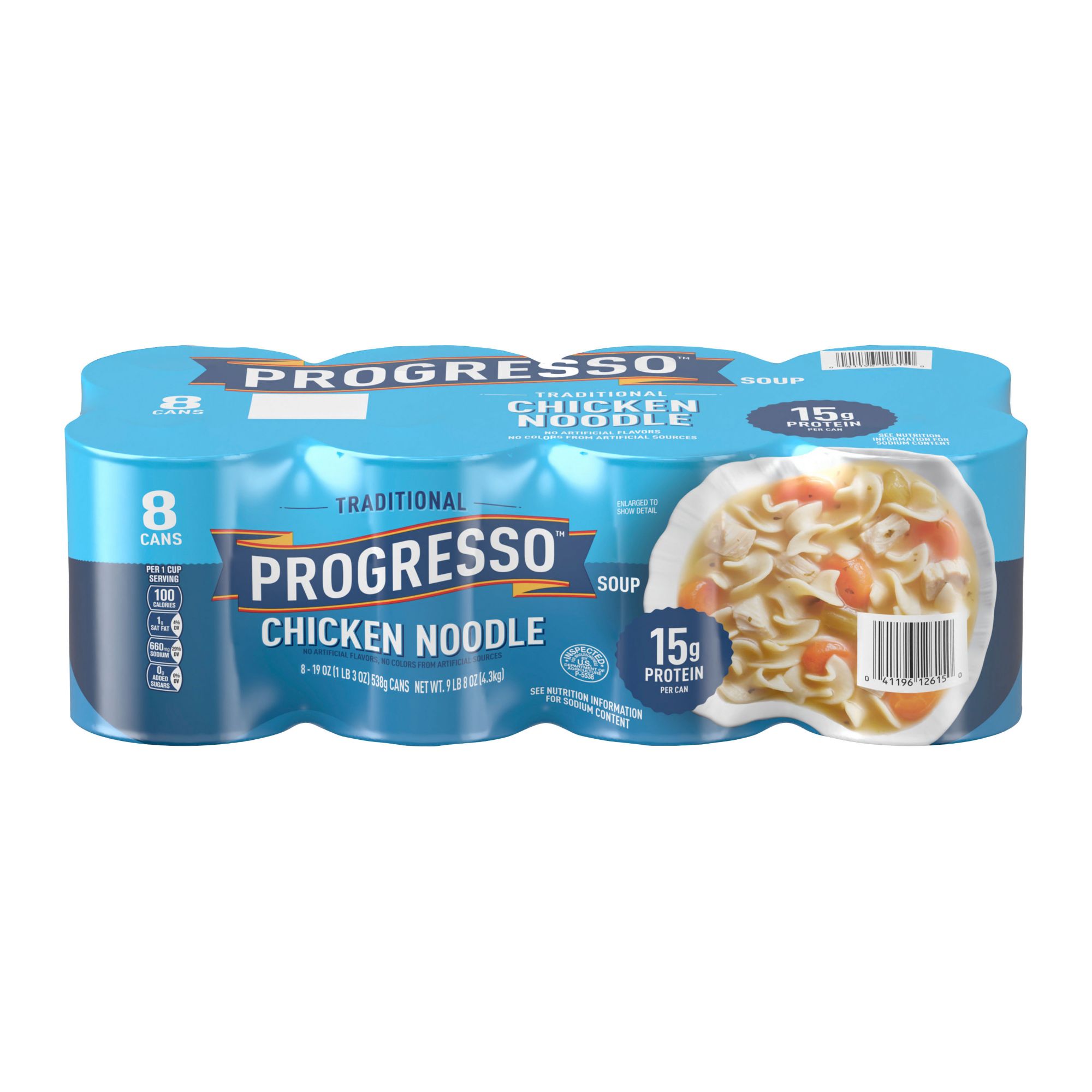  Progresso Rich & Hearty, Chicken & Homestyle Noodle Canned Soup,  19 oz. : Grocery & Gourmet Food