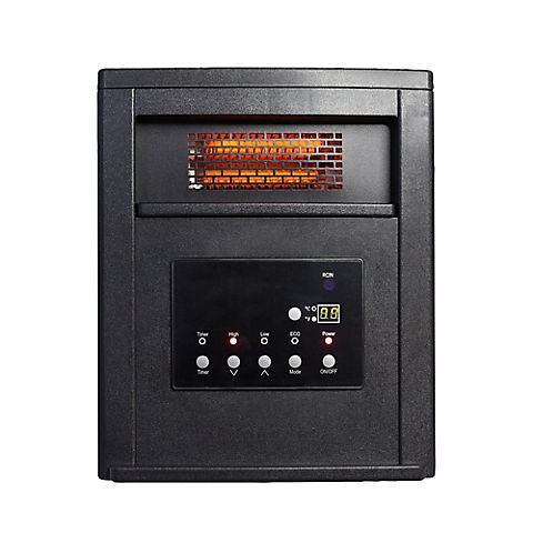 Lifesmart Infrared Portable Heater with Remote - Black