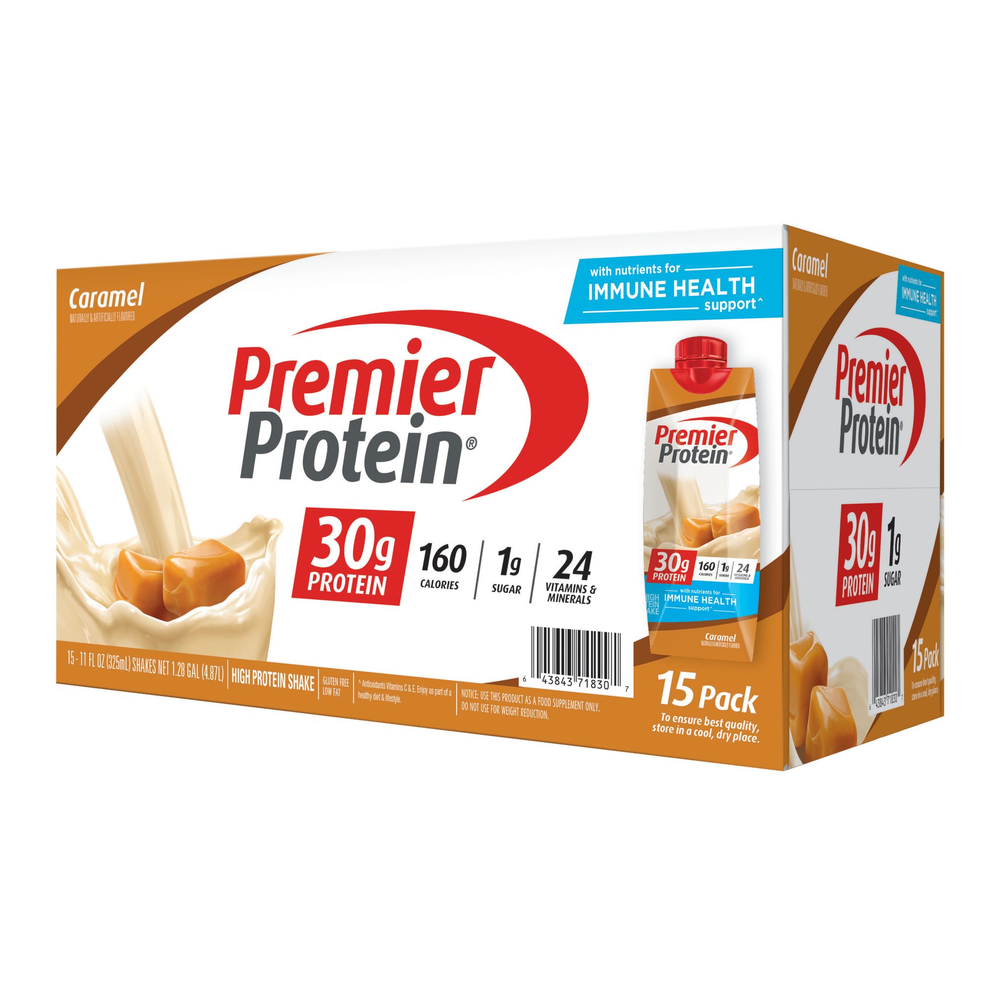 Premier Protein Caramel Ready to Drink Shake, 15 ct./11 oz.