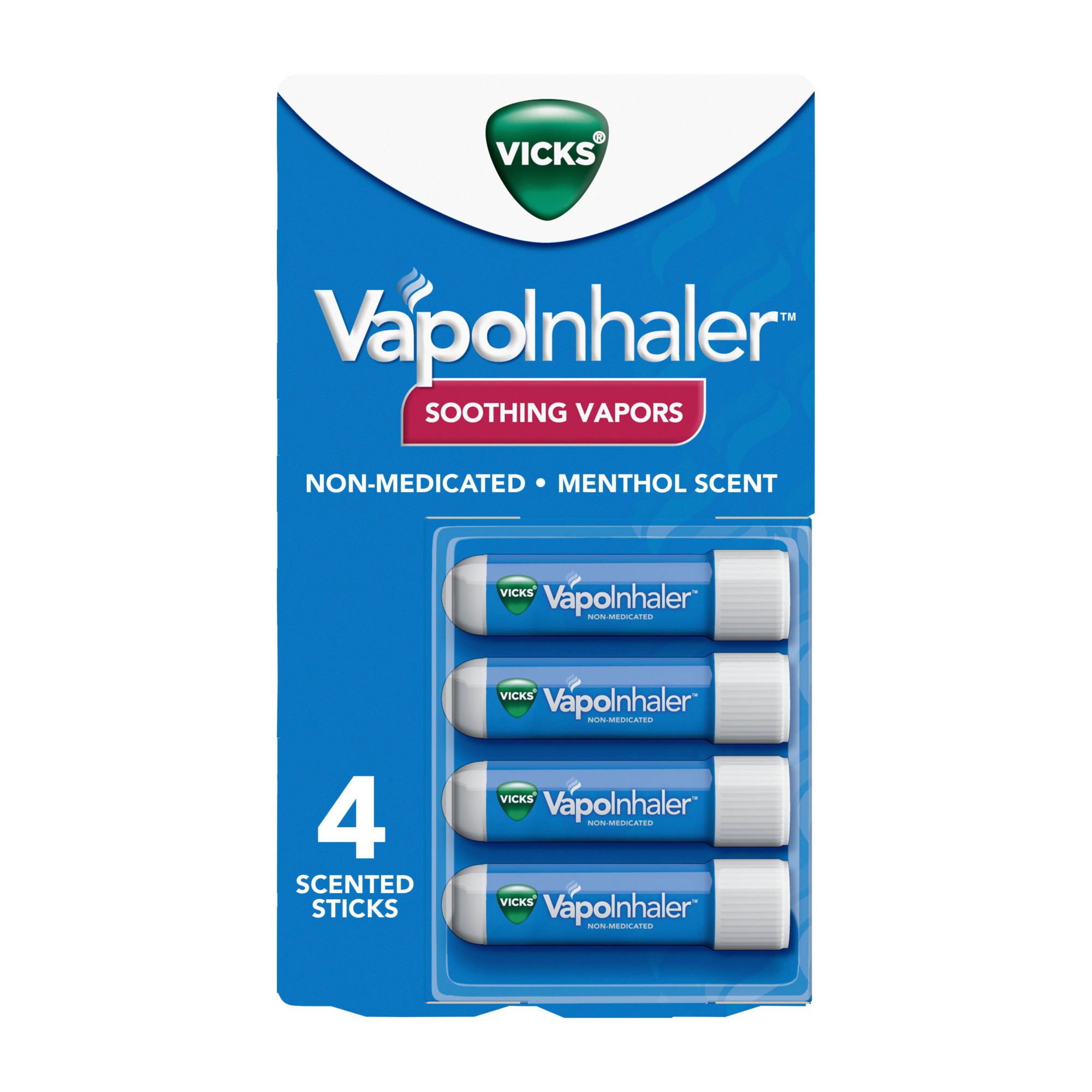 Vicks VapoInhaler Soothing Vapors, 4 ct. | BJ's Wholesale Club