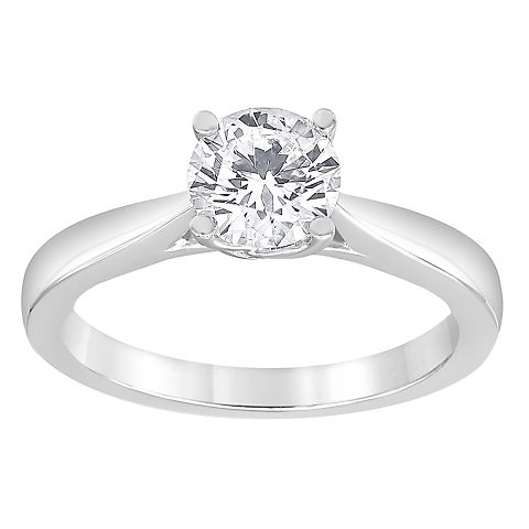 .5 ct. t.w. Diamond Solitaire Ring in 14k White Gold