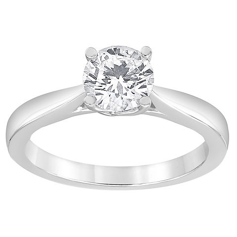 1 ct. t.w. Diamond Solitaire Ring in 14k White Gold