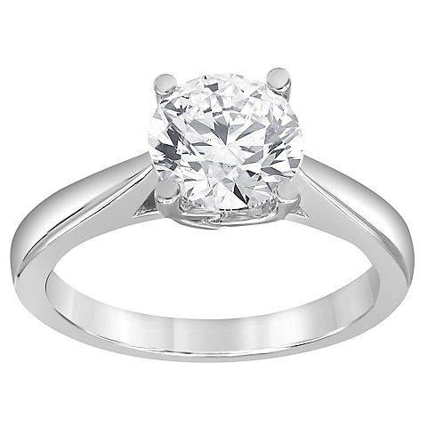 2 ct. t.w. Diamond Solitaire Ring in 14k White Gold