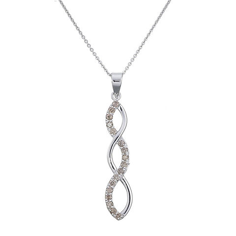Amairah .5 ct. t.w. Champagne Diamond Pendant in Sterling Silver